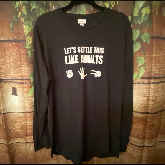 LuLaRoe Tops - EUC LulaRoe Long Sleeve Hudson